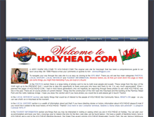 Tablet Screenshot of holyhead.com